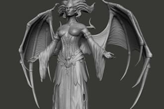 sculpt unique 3d figurines for you