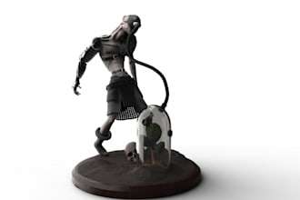 sculpt unique 3d figurines for you