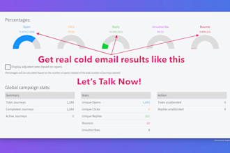 write 5 high converting cold emails copies