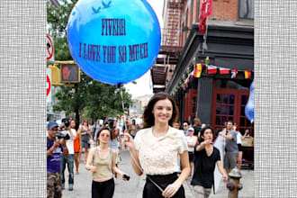 create a celebrity picture holding your  message