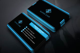 design 2 professional business card within 24 hours