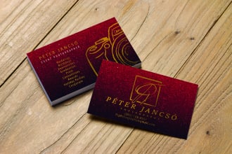 design a stunning and beautiful business card