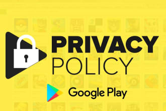 create privacy policy website for your play store account