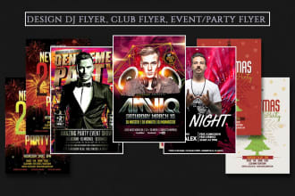 design party music hip hop dj concerts event poster design