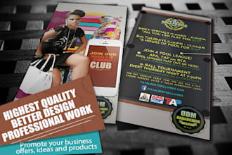 design a Table Tent or Flyer for your business or Products