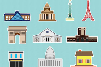 draw any cartoon vector illustration