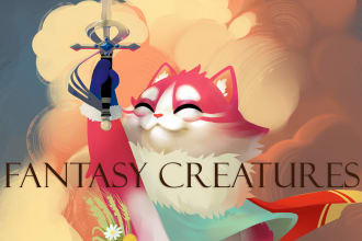 draw cute animals or fantasy creatures