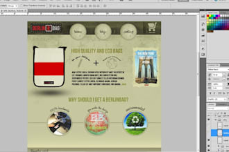 create a new professional website layout