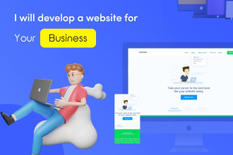 do custom website development with frontend backend full stack developer