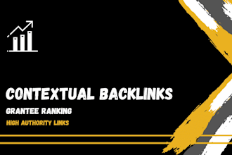 create 15 contextual backlinks on 30 plus da domains