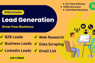 do b2b lead generation and email list building