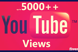 boost your youtube video and give you 2k views and 20 likes