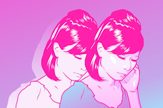 design vector portrait illustration