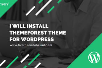 install themeforest theme for wordpress