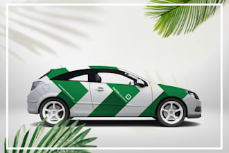 design an original and creative wrap for any type of vehicle