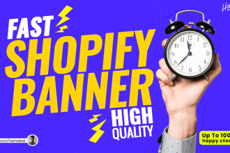 design banner for your shopify store