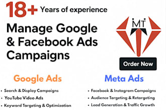 manage google and facebook ads campaigns