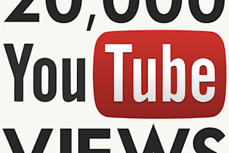 send you 20000 youtube views+ 50 likes +30 subs +10 favs fast in 48 hours