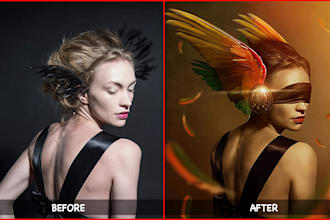 create professional photo manipulation and compositing