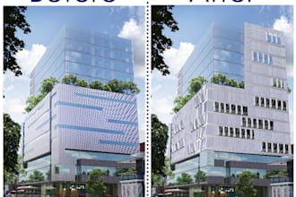 do photoshop editing for architecture or any other project