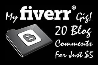 read your blog posts and make 20 relevant comments