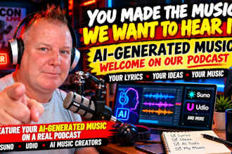 feature your ai generated music on a real podcast