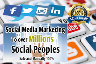 do social media marketing within my 10m fb and twitter fans