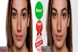 do photo retouching and hair masking job