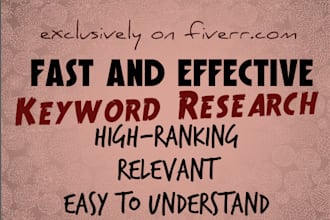 do effective seo keyword research
