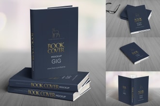 create impressive 3d book cover mockup