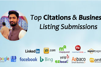 build 30 local citations and business directory listings