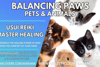 do a reiki balancing paws pets and animals