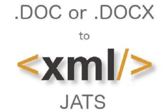 do conversion of journal articles into xml for submission