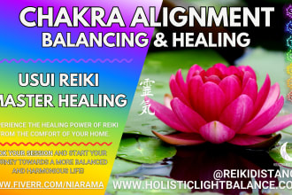 do a reiki for chakra alignment balancing and restoration