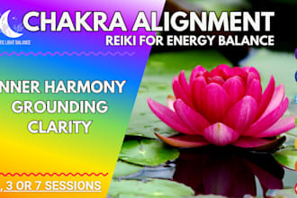 do distance reiki for chakra alignment and energy balance