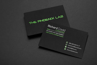 design creative business card and stationery