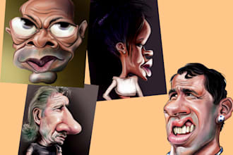 do caricature in my own style