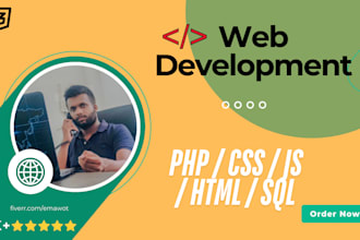 design and develop a custom website, then set it up on your own server
