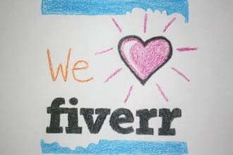 hand draw your logo/message in a stop motion ANIMATED video