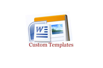 create a professional MS Word template