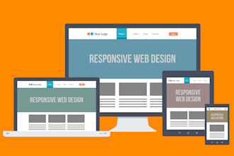develop Responsive Website Wordpress, Bootstrap, ECommerce