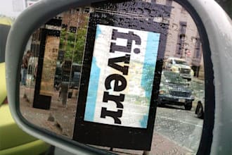 create 10 different cool images carrying your logo, text or photo