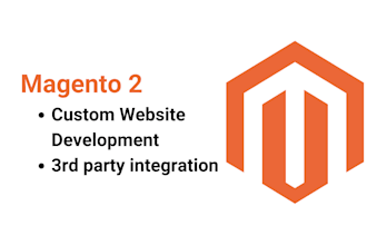 develop a custom magento 2 ecommerce website