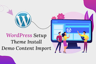 setup any wordpress theme same like its demo