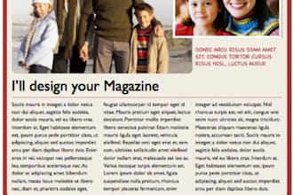 create  attaractive PDF magazine Rare Offer in 2 days