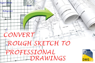 do AUTOCAD architecture 2D house plans with extensive details