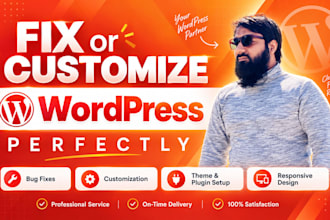 fix wordpress issues, errors, bugs, and broken websites