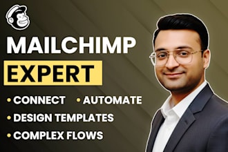 be your mailchimp expert for automation, campaigns and setup