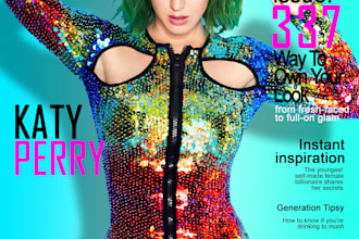 design your magazine cover with indesign