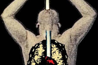 say whatever you want, then swallow a sword